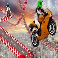 Игра Каскадерские гонки на мотоцикле Игра Каскадерские гонки на мотоцикле