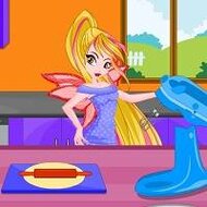 Игра Клуб Винкс: Флора готовит пиццу Игра Клуб Винкс: Флора готовит пиццу