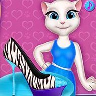 Игра Кошка Анжела дизайнер обуви Игра Кошка Анжела дизайнер обуви