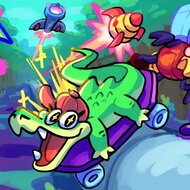 Игра Крокодил на скейте Игра Крокодил на скейте