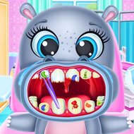Игра Лечение зубов бегемота