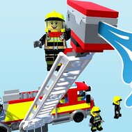 Игра Лего пожарные