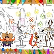 Игра Луни Тюнз раскраски Игра Луни Тюнз раскраски