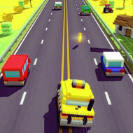 Игра Майнкрафт: Гонка по шоссе