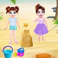 Игра Малышка Тейлор на пляже