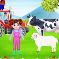 Игра Малышка Тейлор помогает на ферме