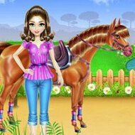 Игра Мари и её лошадка