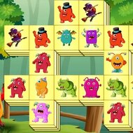 Игра Монстры: тройной маджонг Игра Монстры: тройной маджонг