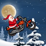 Игра Мотогонка Санта-Клауса