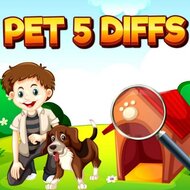 Игра Найди 5 отличий с животными