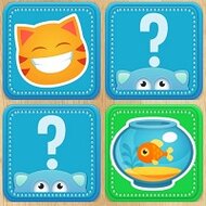 Игра Найди пары животных Игра Найди пары животных
