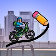 Игра Нарисуйте мост для велосипедиста