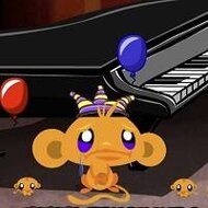 Игра Обезьянка лопает шарики Игра Обезьянка лопает шарики