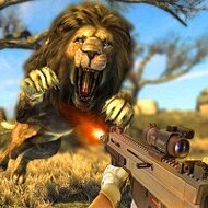 опасная охота на львов
