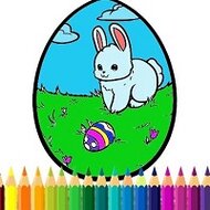 Игра Пасхальные яйца раскраска для детей