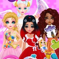 Игра Пазлы: принцессы и ангелы новый образ