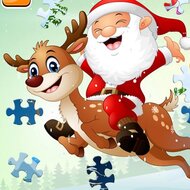 Игра Пазлы: Санта-Клаус