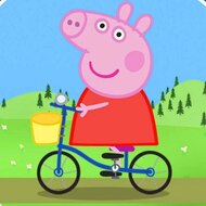 Игра Пеппа на велосипеде Игра Пеппа на велосипеде