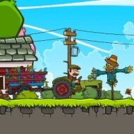 Игра Перевозка грузов на веселой ферме