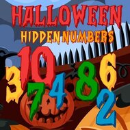 Игра Поиск цифр на Хэллоуин