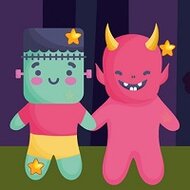 Игра Поиск звезд на Хэллоуин Игра Поиск звезд на Хэллоуин