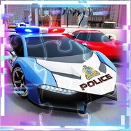 Игра Полицейские машины: слайд-пазлы
