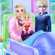 Игра Принцесса Эльза: рождение ребенка