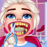 Игра Принцесса Эльза у стоматолога