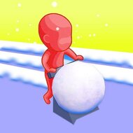 Игра Прокати снежный шар
