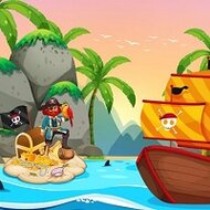 Игра Раскраски пираты Игра Раскраски пираты