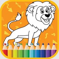Игра Раскраски с животными для детей