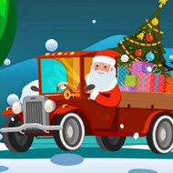 Игра Рождественские машины: найди отличия