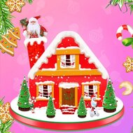 Игра Рождественский торт пряничный домик