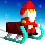 Игра Санта на санках Игра Санта на санках