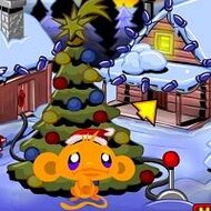 Игра Счастливая обезьянка елка Игра Счастливая обезьянка елка
