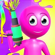 Игра Стрелялка красками Игра Стрелялка красками