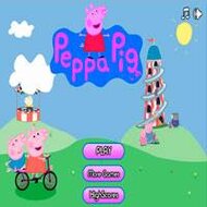 Игра Свинка Пепа на велосипеде Игра Свинка Пепа на велосипеде