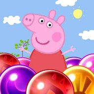 Игра Свинка Пеппа: стрелялка шариками
