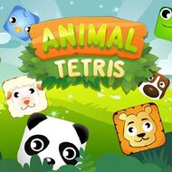 Игра Тетрис с животными