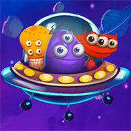 Игра Три в ряд: конфетное НЛО Игра Три в ряд: конфетное НЛО