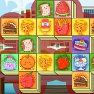 Игра Тройной маджонг: еда Игра Тройной маджонг: еда
