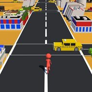 Игра Веселая дорожная гонка 3Д