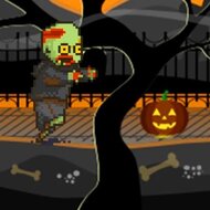 Игра Забег зомби на Хэллоуин Игра Забег зомби на Хэллоуин