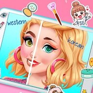 Игра Западный макияж против корейского