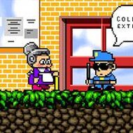 Игра Злая бабушка бежит Игра Злая бабушка бежит