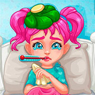 Игра Лечим Муди Элли от гриппа Игра Лечим Муди Элли от гриппа