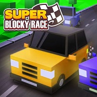 Игра Блочная супер гонка Игра Блочная супер гонка