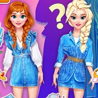Игра Джинсовые наряды принцесс Игра Джинсовые наряды принцесс