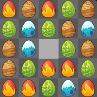 Игра Яйца динозавров: матч 3 Игра Яйца динозавров: матч 3