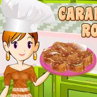 Игра Кухня Сары: Карамельные роллы Игра Кухня Сары: Карамельные роллы